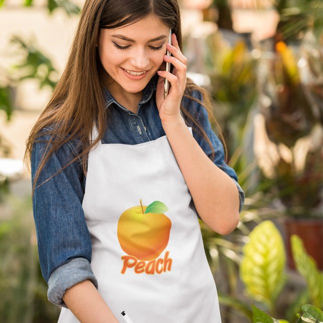Peach Fruit Adult Apron (Creator Uploaded)