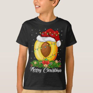 Peach Fruit Lover Matching Santa Hat Peach Christm T-Shirt