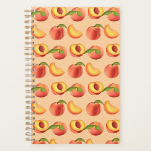 Peach Fruit Pattern Planner