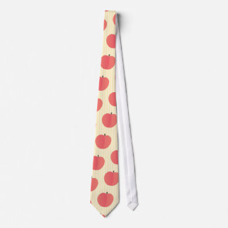 Peach Fruit Pattern Tie