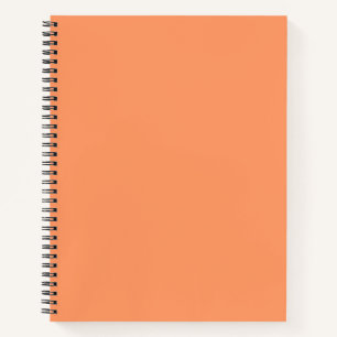 Peach Fruit Spiral Notebook