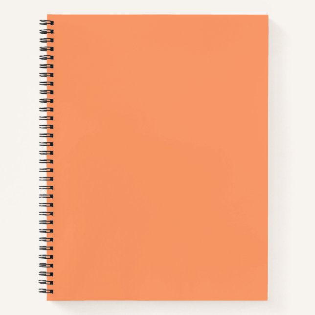 Peach Fruit Spiral Notebook (Front)