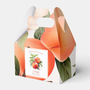 Peach Fuzz Baby Shower Favour Box