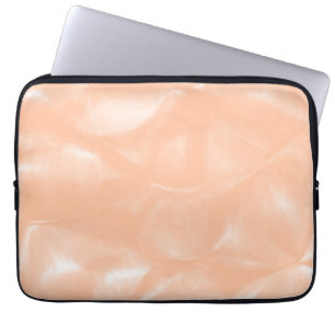 Peach Fuzz Colour Watercolor Abstract Blur Pattern Laptop Sleeve