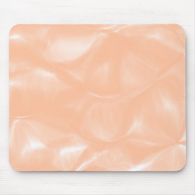 Peach Fuzz Colour Watercolor Abstract Blur Pattern Mouse Mat (Front)