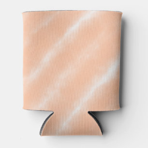 Peach Fuzz Colour Watercolor Abstract Pattern Can Cooler