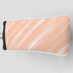 Peach Fuzz Colour Watercolor Abstract Pattern Golf Head Cover