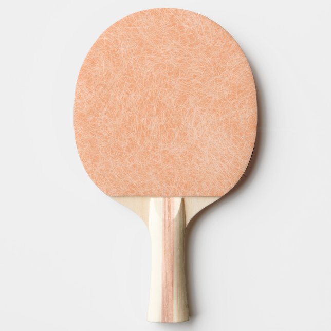 Peach Fuzz Faux Leather  Ping Pong Paddle (Front)