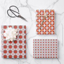 Peach Fuzz Geometric Pattern set 7