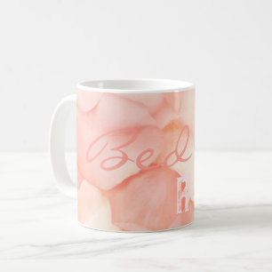 Peach Fuzz Minimalist Modern Rose Petal Valentines Coffee Mug