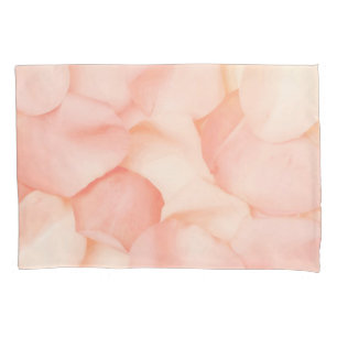 Peach Fuzz Minimalist Modern Rose Petal Valentines Pillowcase