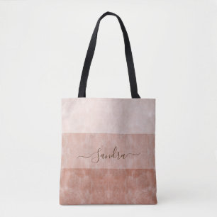 Peach Fuzz Personalised Bridesmaid Gifts Tote Bag