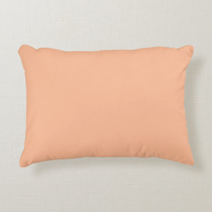 Peach Fuzz Solid Colour Decorative Cushion