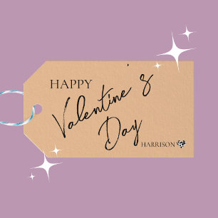 Peach Fuzz Valentine's - Personalised Love Gift Tags