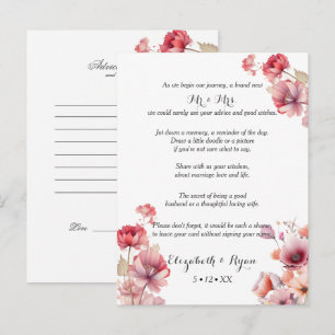 Peach Fuzz Wedding Advice Well Wishes 