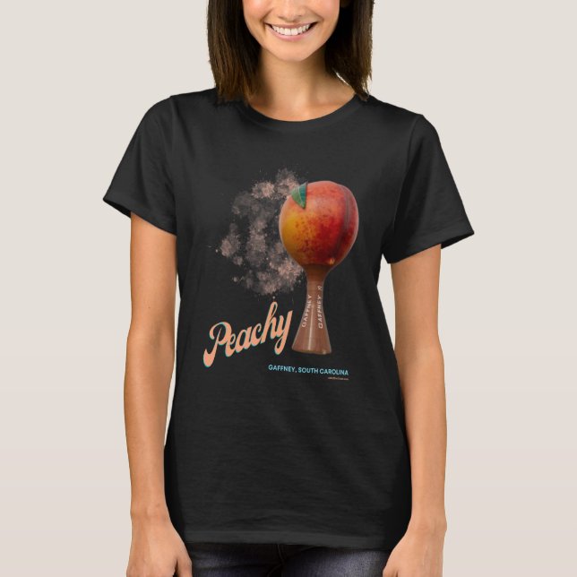 Peach Gaffney Sc South Carolina Festival Peachoid  T-Shirt (Front)