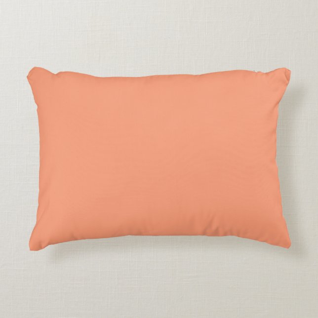 Peach Glow Red Palette Decorative Cushion (Front)