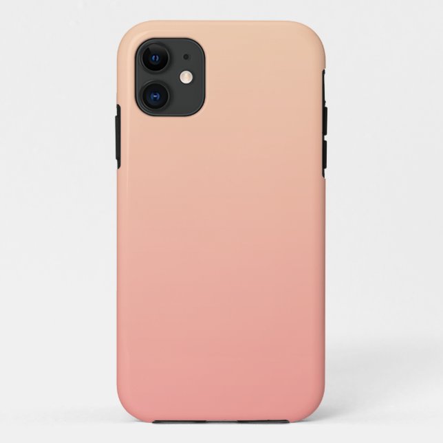 Peach Gradient Background Case-Mate iPhone Case (Back)