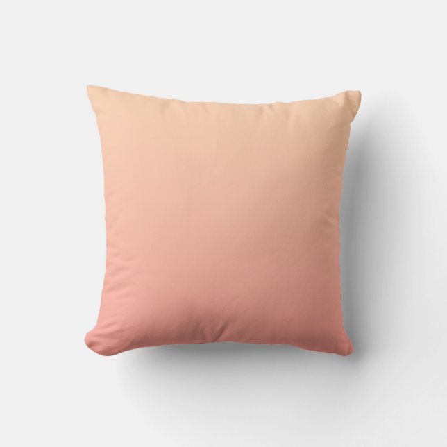 Peach Gradient Background Cushion (Front)