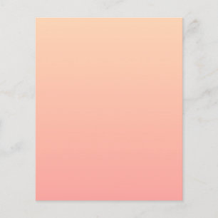 Peach Gradient Background Flyer