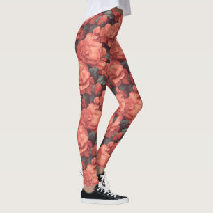 Peach Gym Wear Gardenias Inspired Gifts For  Leggings