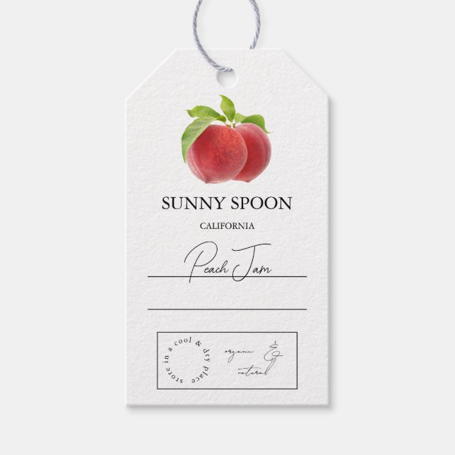 Peach Hang Tag (Front)