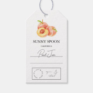 Peach Hang Tag