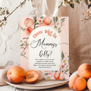 Peach how big is mummy's belly game poster