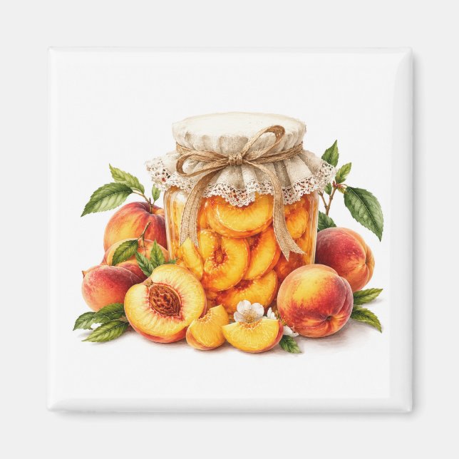 Peach Jam Magnet   (Front)