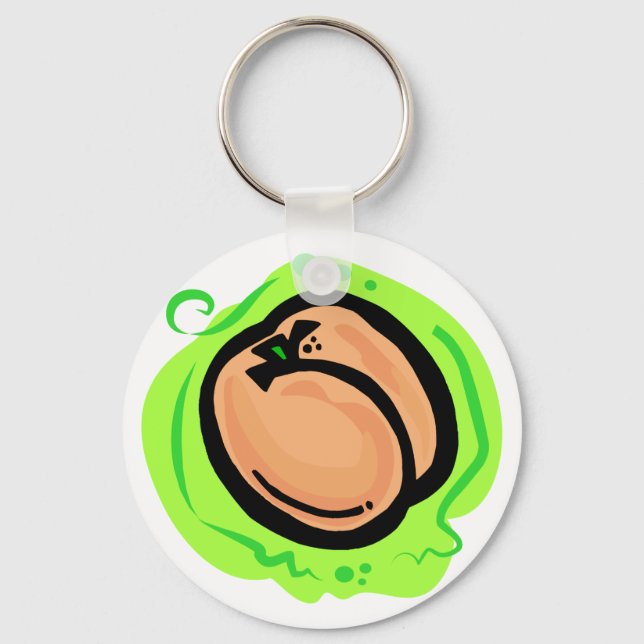 Peach Key Ring (Front)