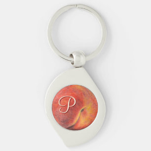 Peach Keychain