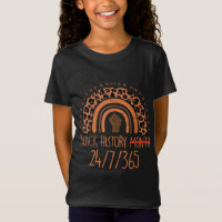 Peach Leopard Rainbow Fist Black History 24 7 365