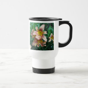 Peach Lily Travel Mug