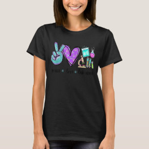 Peach Love Lab Week 2022 Laboratory Tech Technolog T-Shirt