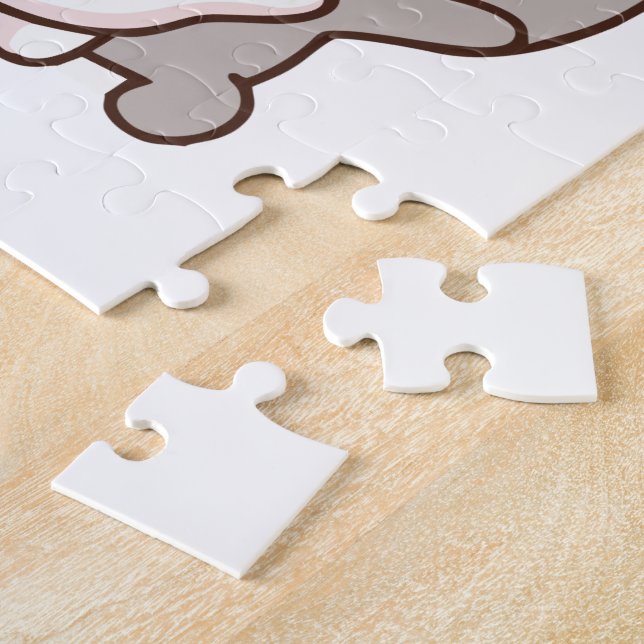 Peach Loves Goma  Puzzle (Side)