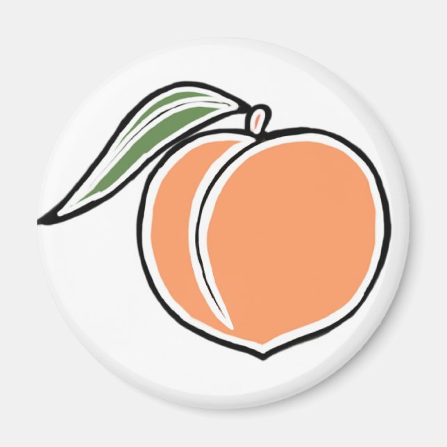 Peach Magnet (Front)