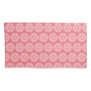 Peach Mandala Pillowcase