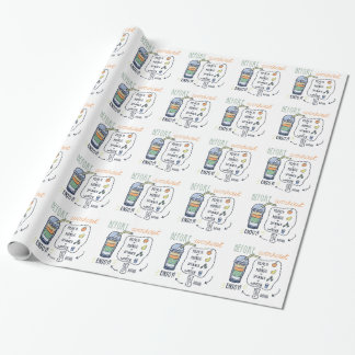 PEACH MANGO SPINACH WATER SMOOTHIE HEALTHY FOODS F WRAPPING PAPER