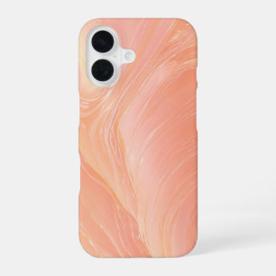 Peach Marble iPhone 16 Case