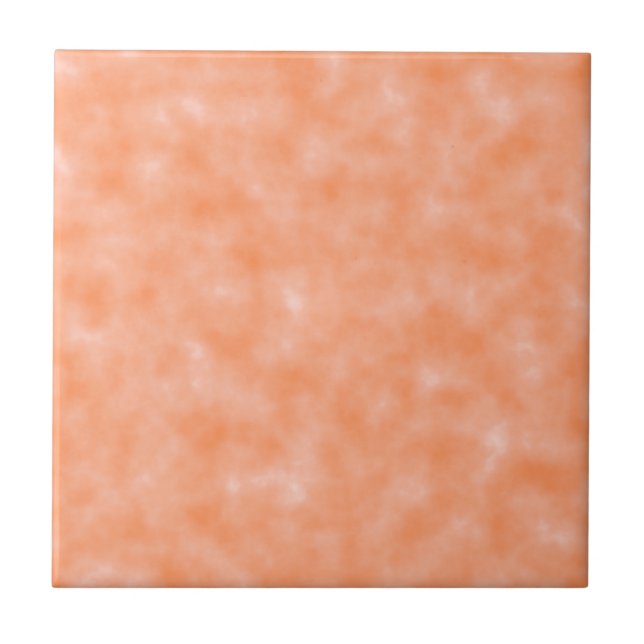 Peach Marbleised Tile (Front)