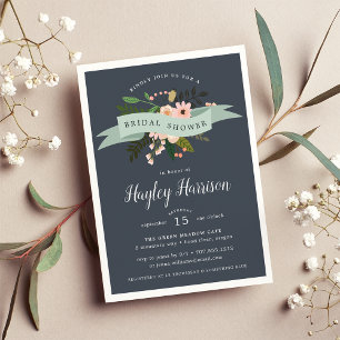 Peach Meadow   Bridal Shower Invitation