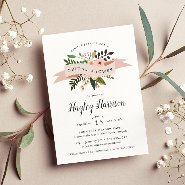 Peach Meadow | Bridal Shower Invitation (Creator Uploaded)