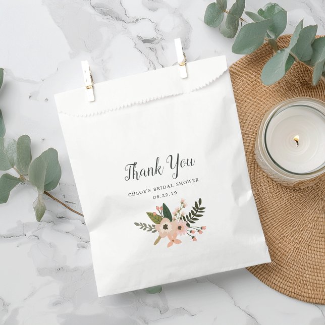 Peach Meadow Personalised Favour Bags (Creator Uploaded)