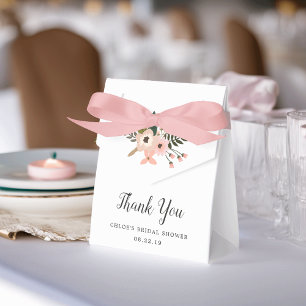 Peach Meadow   Personalised Floral Favour Box
