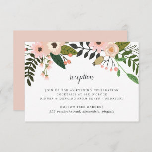 Peach Meadow Reception Card