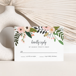 Peach Meadow RSVP Card