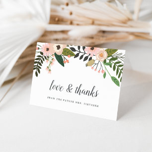 Peach Meadow Thank You Card