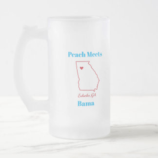 Peach Meets Bama Frosted Mug