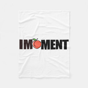 Peach Meme Anti-donald Trump Fleece Blanket
