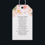 Peach Mint Succulent Floral Bridal Display Shower Gift Tags<br><div class="desc">Peach & Mint Succulents Watercolor Floral Top Border Summer or Spring Flowers with Watercolor greenery,  Modern and Script fonts,  and elegant floral design. Trendy and Chic Wedding Bridal Shower Display Tags! ~ Check my shop to see the entire wedding suite for this design!</div>